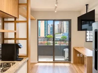 Apartamento com 1 Quarto para alugar, 24m² no Vila Olímpia, São Paulo