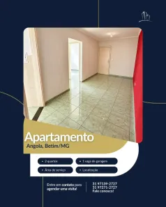 Apartamento com 2 Quartos à venda, 48m² no Angola, Betim