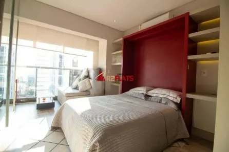 Flat com 1 Quarto para alugar, 32m² no Vila Cordeiro, São Paulo
