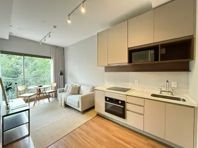 Apartamento com 1 Quarto para alugar, 35m² no Santa Cecília, São Paulo