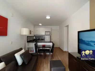 Flat com 1 Quarto para alugar, 40m² no Itaim Bibi, São Paulo