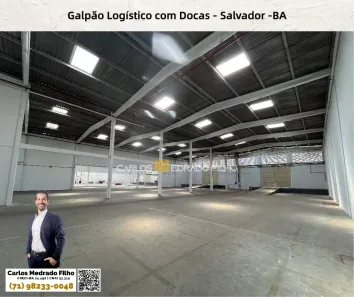 Galpão/Depósito/Armazém para alugar, 1250m² no Marechal Rondon, Salvador