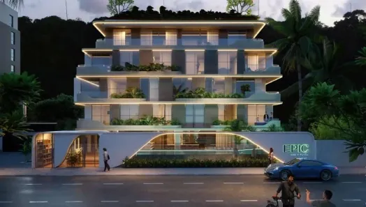 Flat com 1 Quarto à venda, 22m² no Cabo Branco, João Pessoa