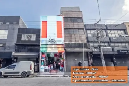 Ponto Comercial à venda, 700m² no Brás, São Paulo