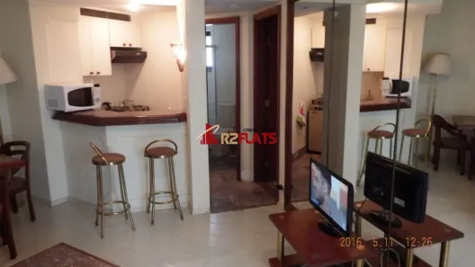 Flat com 1 Quarto para alugar, 40m² no Itaim Bibi, São Paulo
