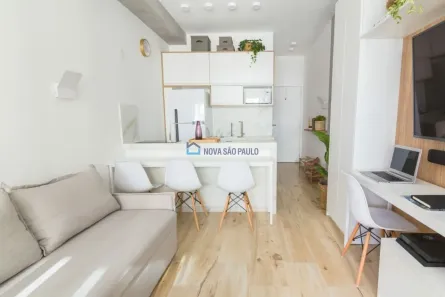 Apartamento com 1 Quarto para alugar, 28m² no Mirandópolis, São Paulo