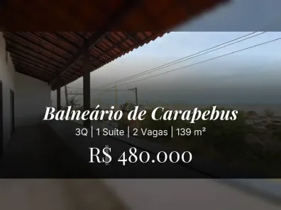 Apartamento com 3 Quartos à venda, 139m² no Balneário de Carapebus, Serra