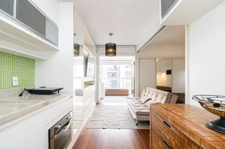 Apartamento com 1 Quarto para alugar, 33m² no Brooklin Paulista, São Paulo