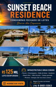 Lote/Terreno à venda, 207m² no Zona de Expansão (Olhos D'Agua), Barra dos Coqueiros