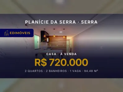 Casa com 2 Quartos à venda, 94m² no Planície da Serra, Serra