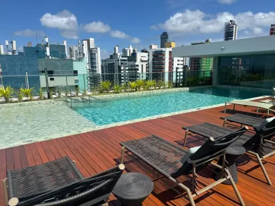 Flat com 1 Quarto para alugar, 36m² no Tambaú, João Pessoa
