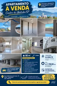 Apartamento com 2 Quartos à venda, 80m² no Centro, Ubatuba