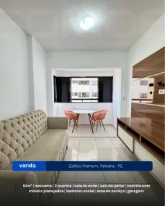 Apartamento com 2 Quartos à venda, 64m² no São José, Petrolina
