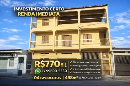 Prédio Residencial à venda, 274m² no Feu Rosa, Serra