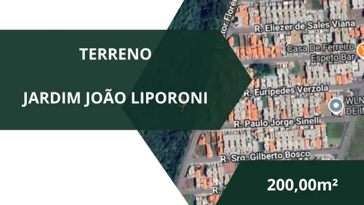 Lote/Terreno à venda, 200m² no Jardim João Liporoni, Franca