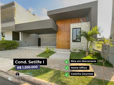 Casa de Condomínio com 3 Quartos à venda, 160m² no Setlife Mirassol, Mirassol
