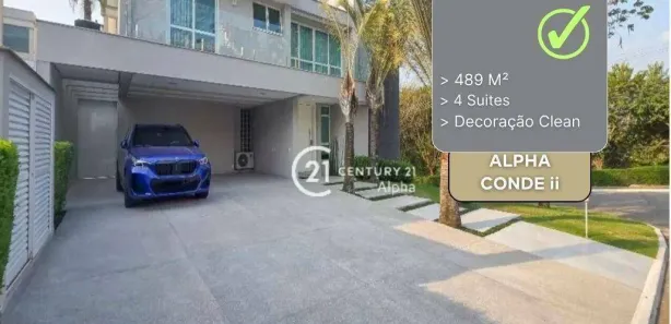 Casa de Condomínio com 5 Quartos à venda, 489m² no Sítio Tamboré Alphaville, Barueri