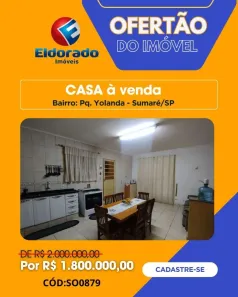 com 5 Quartos à venda, 410m² no Parque Yolanda (Nova Veneza), Sumaré