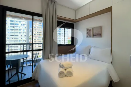 Flat com 1 Quarto à venda, 20m² no Jardim das Bandeiras, São Paulo