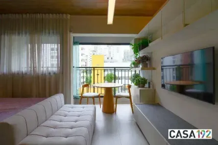 Apartamento com 1 Quarto para alugar, 25m² no Campo Belo, São Paulo