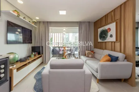 Apartamento com 1 Quarto para alugar, 50m² no Campo Belo, São Paulo
