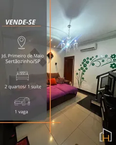Sobrado com 2 Quartos à venda, 138m² no Jardim Primeiro de Maio, Sertãozinho