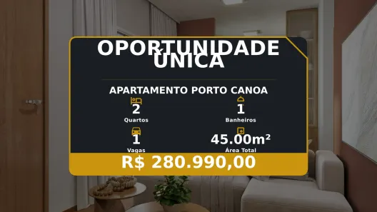 Apartamento com 2 Quartos à venda, 45m² no Porto Canoa, Serra
