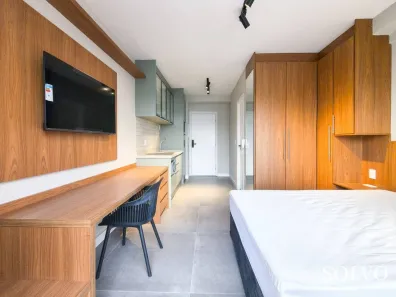 Apartamento com 1 Quarto para alugar, 24m² no Vila Nova Conceição, São Paulo