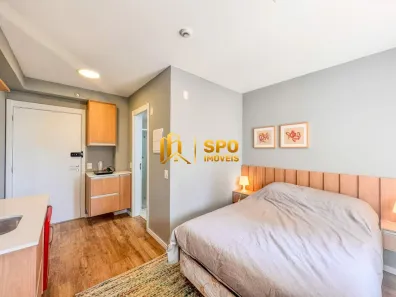 Apartamento com 1 Quarto para venda ou aluguel, 21m² no Santo Amaro, São Paulo