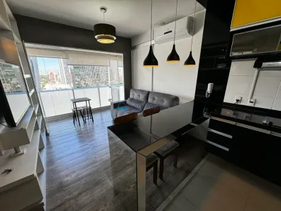 Apartamento com 1 Quarto para alugar, 35m² no Santo Amaro, São Paulo