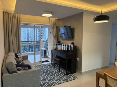 Apartamento com 2 Quartos para alugar, 57m² no Mirandópolis, São Paulo