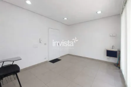 Sala Comercial para alugar, 20m² no Gonzaga, Santos