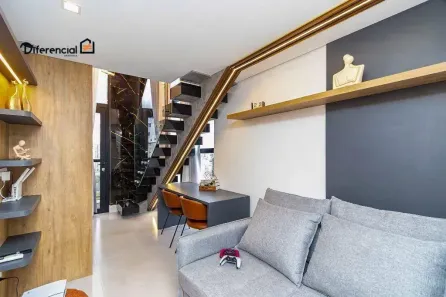 Apartamento com 1 Quarto para alugar, 32m² no Batel, Curitiba