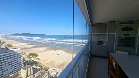 Apartamento com 3 Quartos para alugar, 123m² no Aviação, Praia Grande