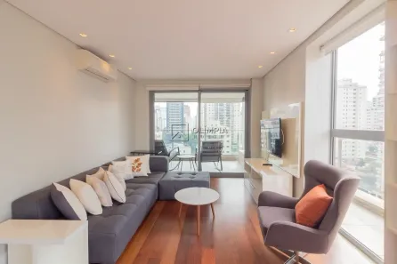 Apartamento com 1 Quarto para alugar, 104m² no Vila Nova Conceição, São Paulo