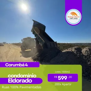 Lote/Terreno à venda, 1000m² no Jardim Brasília II, Águas Lindas de Goiás