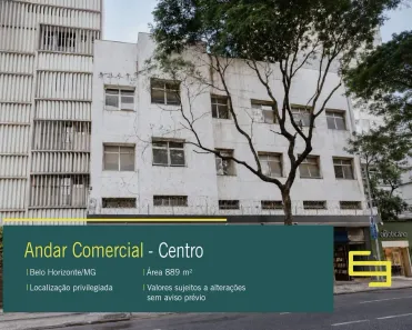 Imóvel Comercial para alugar, 890m² no Centro, Belo Horizonte