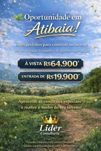 Lote/Terreno à venda, 600m² no Centro, Atibaia