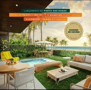 Apartamento com 3 Quartos à venda, 150m² no Porto das Dunas, Aquiraz