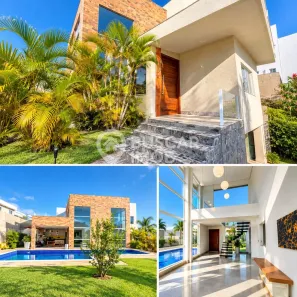 Casa de Condomínio com 3 Quartos à venda, 380m² no Alphaville (Abrantes), Camaçari