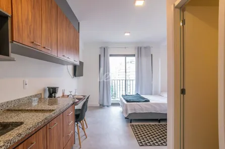 Apartamento com 1 Quarto para alugar, 24m² no Vila Nova Conceição, São Paulo