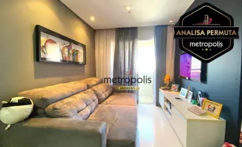 Apartamento com 2 Quartos à venda, 70m² no Olímpico, São Caetano do Sul