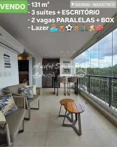 Apartamento com 3 Quartos à venda, 131m² no Ribeirânia, Ribeirão Preto