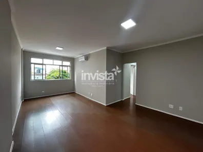 Apartamento com 2 Quartos para alugar, 115m² no Gonzaga, Santos