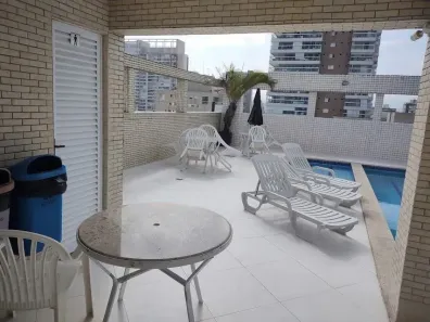 Apartamento com 2 Quartos para alugar, 145m² no Gonzaga, Santos