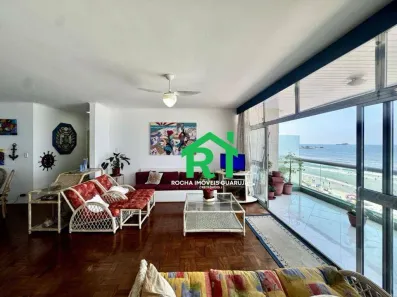 Apartamento com 3 Quartos para venda ou aluguel, 200m² no Pitangueiras, Guarujá