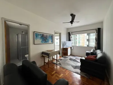 Apartamento com 1 Quarto para alugar, 53m² no Tupi, Praia Grande