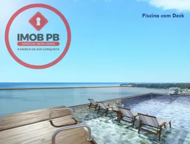 Flat com 1 Quarto à venda, 44m² no Cabo Branco, João Pessoa