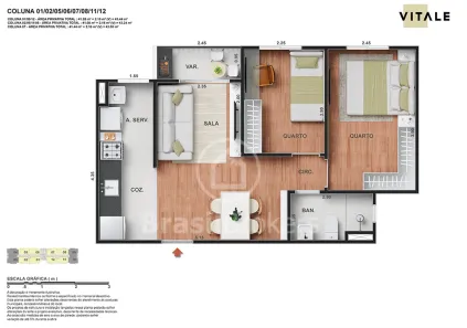 Apartamento com 2 Quartos à venda, 43m² no Jacarepaguá, Rio de Janeiro