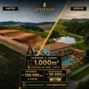 Lote/Terreno à venda, 1000m² no Centro (Caucaia do Alto), Cotia